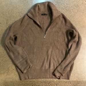 Oak and Fort half zip sweater size XS